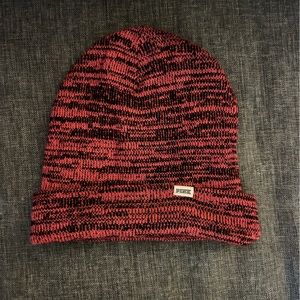 Black & Pink VS PINK Beanie